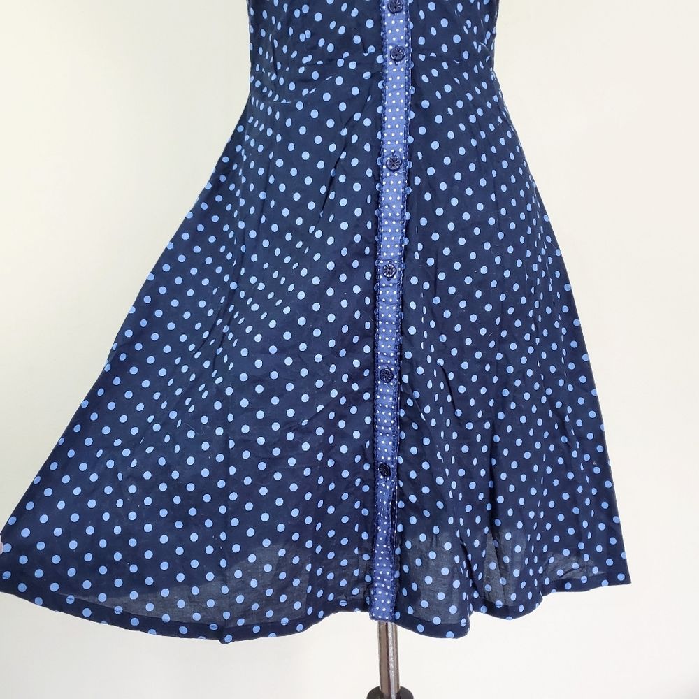 ModCloth Friday on My Mind Retro Polka Dot Dress - Picture 5 of 8